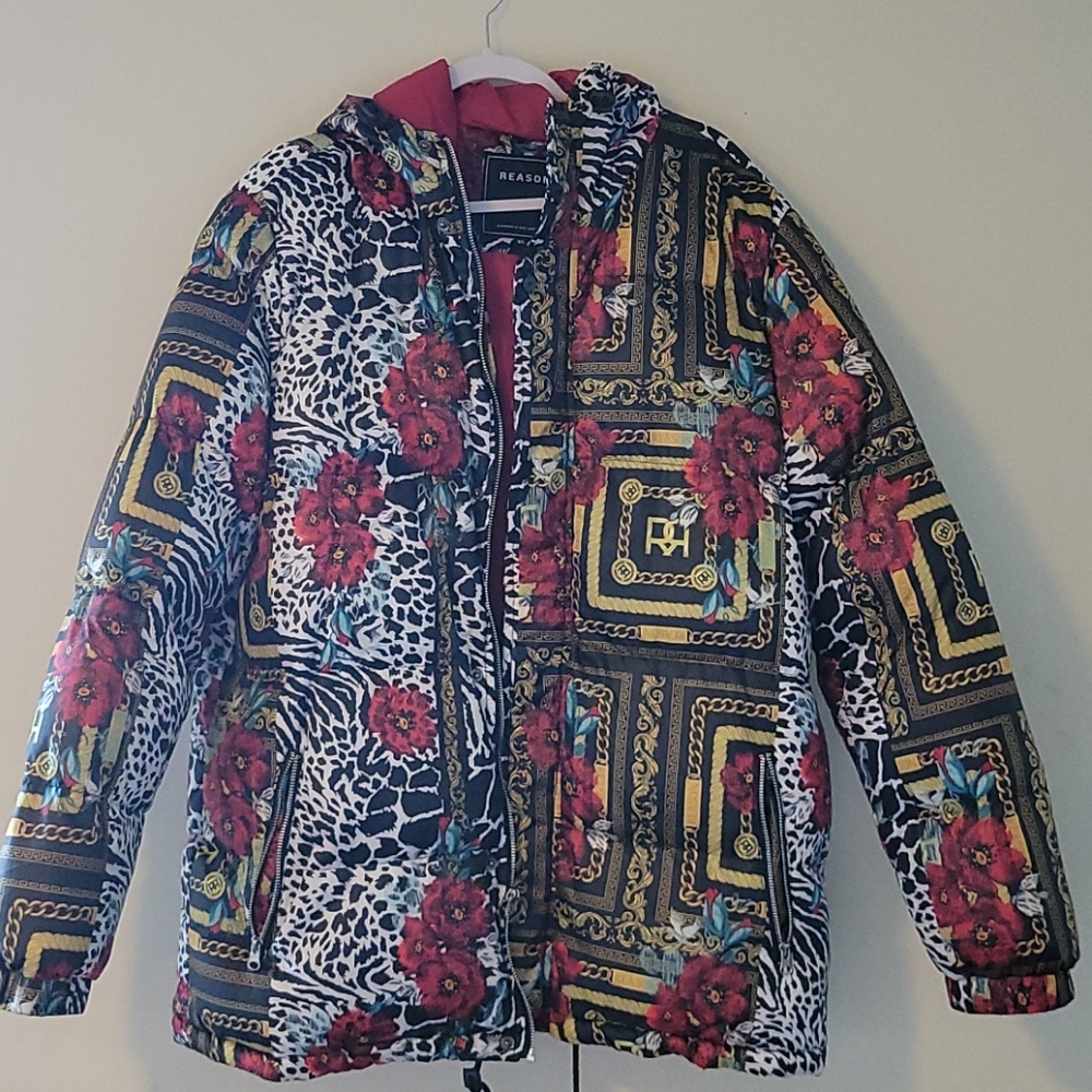 Reason Multi-Pattern Puffer Jacket - image 1